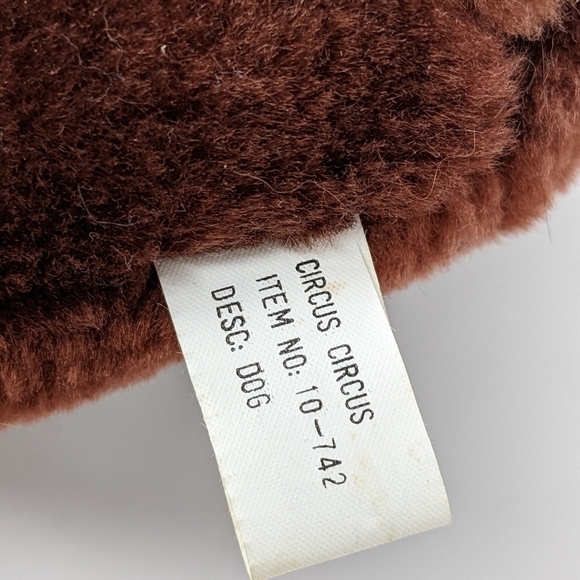 VINTAGE Plush Dog Stuffed Animal Circus Circus - Picture 5 of 5